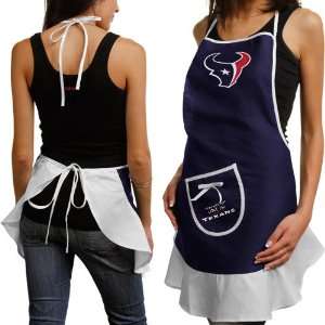  Houston Texans Ladies Navy Blue Hostess Apron Sports 