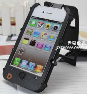 Black Full Protective Hard Case Cover Skin for iPhone 4 4S  