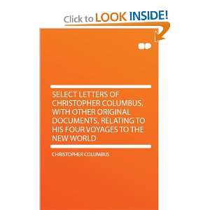 select letters of christopher columbus with other origin and over
