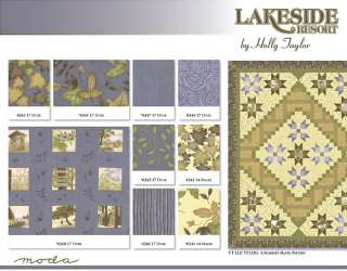 LAKESIDE TABLE TOPPER QUILT KIT Moda Holly Taylor Fabri  