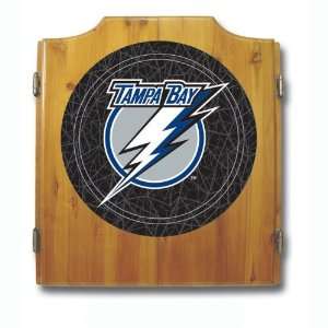   Tampa Bay Lightning Dart Cabinet includes Darts and Boar Electronics