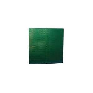  Green Metal Pegboard   Two Panel Pack, 32x32, Green 