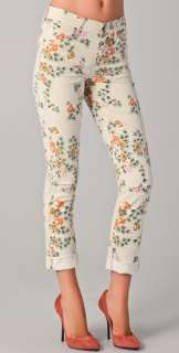 Citizens of Humanity Mandy Floral Roll Up Jeans  