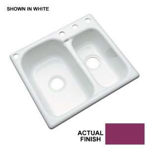  Dekor Double Basin Acrylic Topmount Kitchen Sink 33468 
