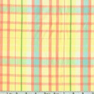   Chorus Wovens Plaid Yellow Fabric By The Yard Arts, Crafts & Sewing