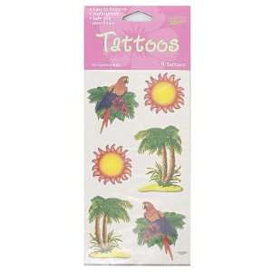  24 Tropical Tattoo Sheets