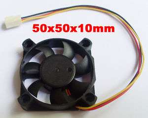 DC Cooling Fan 5V 12V 24V 50mm x 50 mmx10mm 3 Wire NEW  