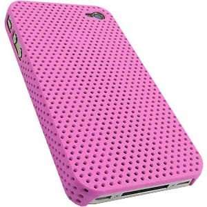  Mesh Style Case for iPhone 4, Pink Cell Phones 