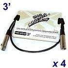 BALANCED 3 PIN XLR 50ft MICROPHONE MIC CABLES 2 PK items in pay less 