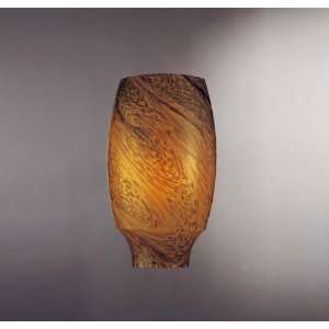 George Kovacs Amber Art Glass 12 High Wall Sconce