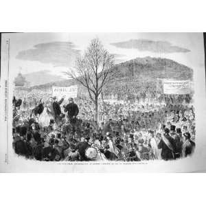   1864 Shakspeare London Planting Oak Tree Primrose Hill