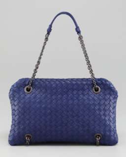 V15R4 Bottega Veneta Intrecciato Chain Strap Shoulder Bag
