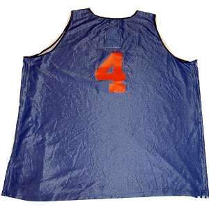 Giddens #4 2010 Knicks Used Blue/Grey Reversible Practice Jersey 