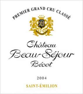   all chateau beau sejour becot wine from st emilion bordeaux red blends