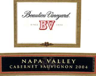 Beaulieu Vineyard Napa Cabernet Sauvignon 2004 