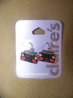 Claires Boom Box Earrings  