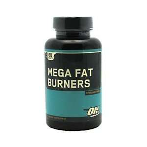  Optimum Nutrition Mega Fat Burners   60 ea Health 