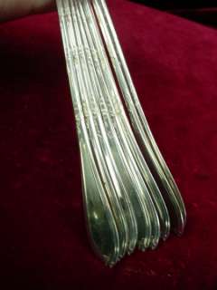 Up for your consideration is an 8 lot of antique long ice tea spoons 