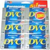 Panasonic 60 Minute Mini DV Video Tape Cassette 6 Pack  