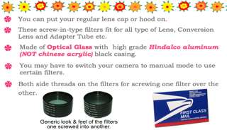   filter nd filter 3 macro 10 filter kit 4 linear polarize filter