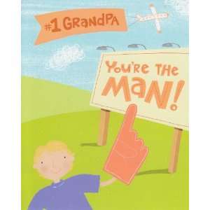   Card Fathers Day #1 Grandpa Youre the Man