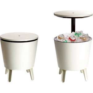 New Keter Cool Bar 3 in 1 Cooler Coffee Cocktail Table  