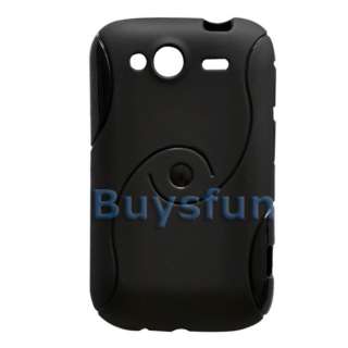 New Black GEL TPU COVER CASE SKIN For HTC Wildfire S  