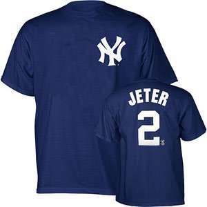 Derek Jeter MLB New York Yankees Player Name and Number Tee by 