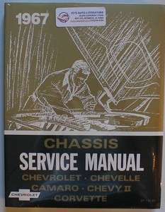 1967 Chevrolet Shop Service Manual 67 Camaro  