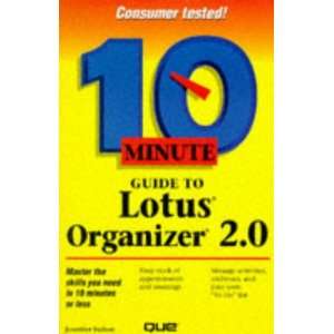    10 Minute Guide to Lotus Organizer 2.0 (9781567615807) Books