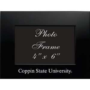  Coppin State University   4x6 Brushed Metal Picture Frame 