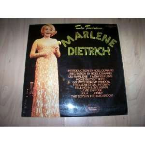  marlene dietrich LP MARLENE DIETRICH Music