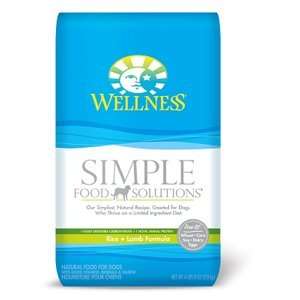  Wellness Simple Food Solutions Lamb & Rice Dog Food, 4.5 