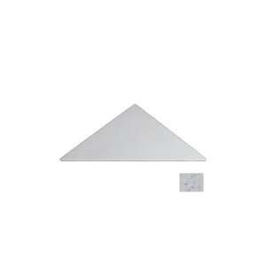  Bugambilia Extra Large Triangle Buffet Disk, Marble White 