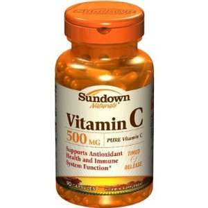  Sundown Naturals  Vitamin C, 500mg, Time Release, 90 