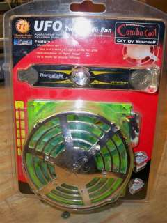 NEW Thermaltake Green Heatsink UFO Fan LED 80mm A2214  