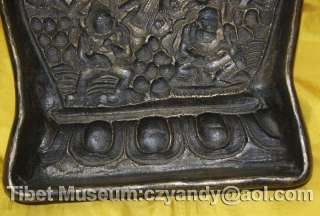 Huge Nice Amazing Old Tibet Carved Copper Tsa Tsa Mould  