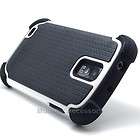 Black White X Shield Dual Layer Hard Case Cover for Samsung Galaxy S 2 