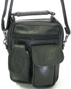   Leather Purse Waist Shoulder Travel Camera Bag Cell Phone Holder NWT