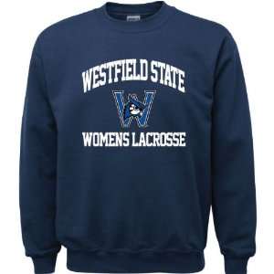  Westfield State Owls Navy Youth Womens Lacrosse Arch 