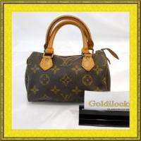   Vuitton Monogram Speedy Mini Authentic  #99D4  