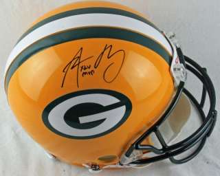 PACKERS AARON RODGERS XLV MVP SIGNED AUTHENTIC FULL SIZE HELMET PSA 