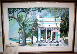Paradise Cafe, John Kiraly, Framed & Signed, #123/300  