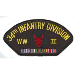  34th Infantry Division WWII Hat Patch 
