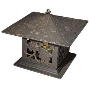   Oakleaf Tea Lantern, Oil Rub Bronze
