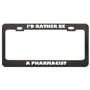  ID Rather Be A Pharmacist Profession Career License Plate 
