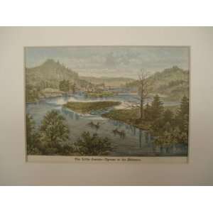 Scene of the Little Jauniata River, Pennsylvania, with Tyrone in the 