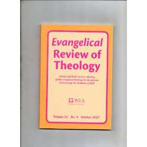   Review of Theology Vol 31 No 4 October 2007 David Parker Books