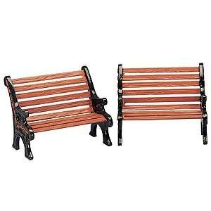  Lemax Set of Two Park Benches Arts, Crafts & Sewing