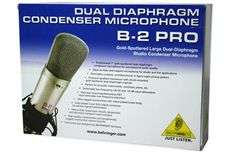 Behringer B 2 PRO Condenser Microphone, Dual 1 Diaphragm, Studio Or 